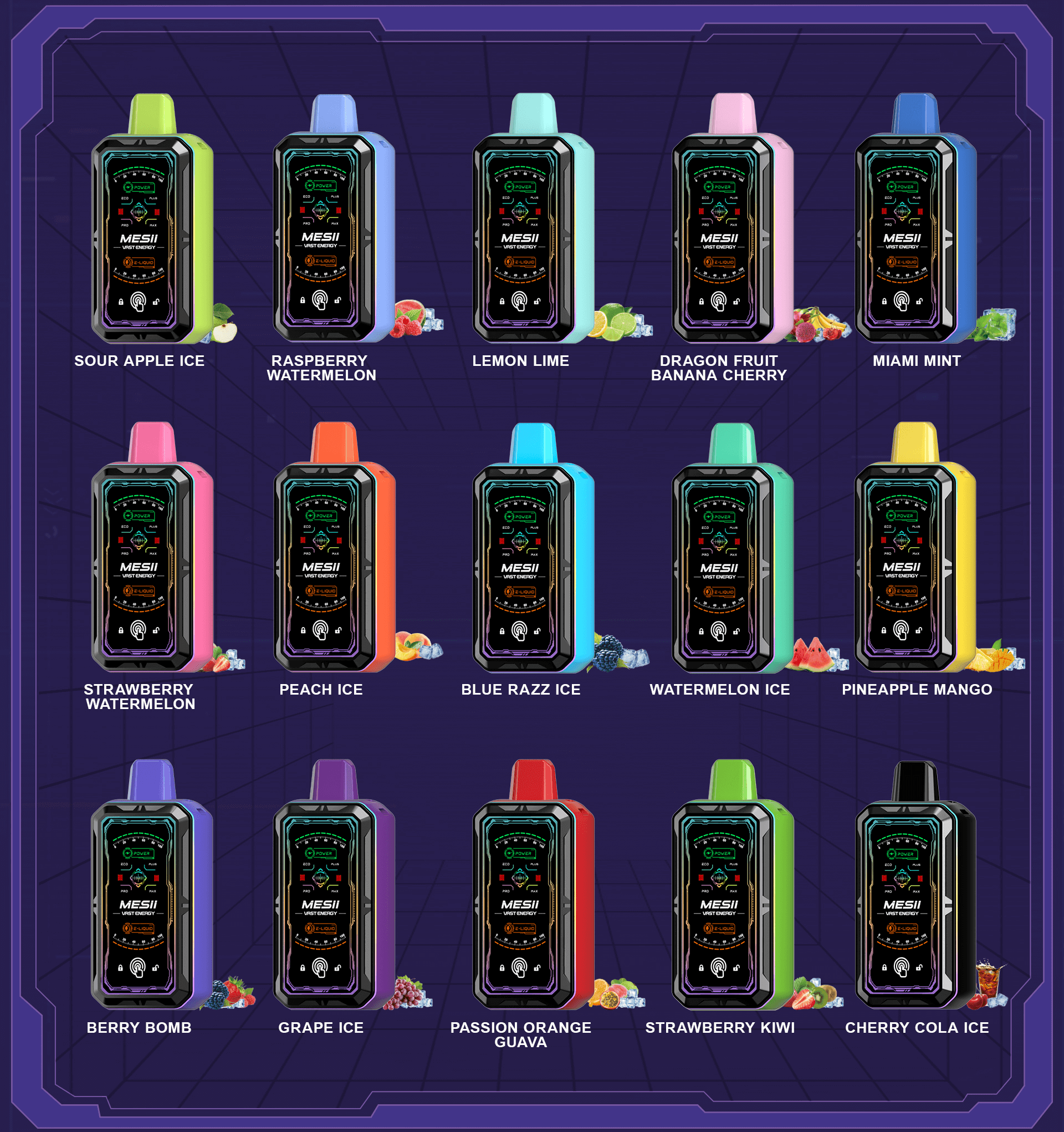 Mesii 30K Puffs Vape Flavors