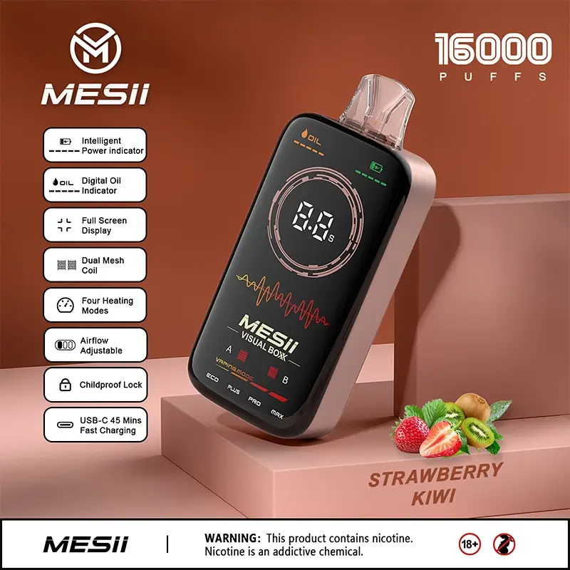 MESII VISUAL BOXX 16K Puffs - Front View