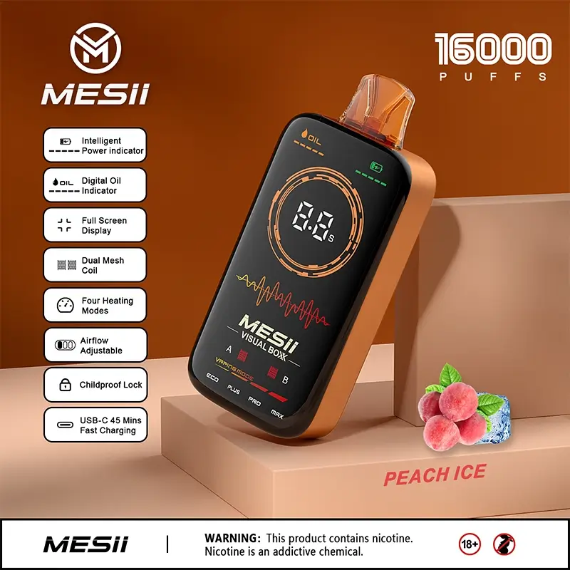 MESII VISUAL BOXX 16K Puffs - Side View