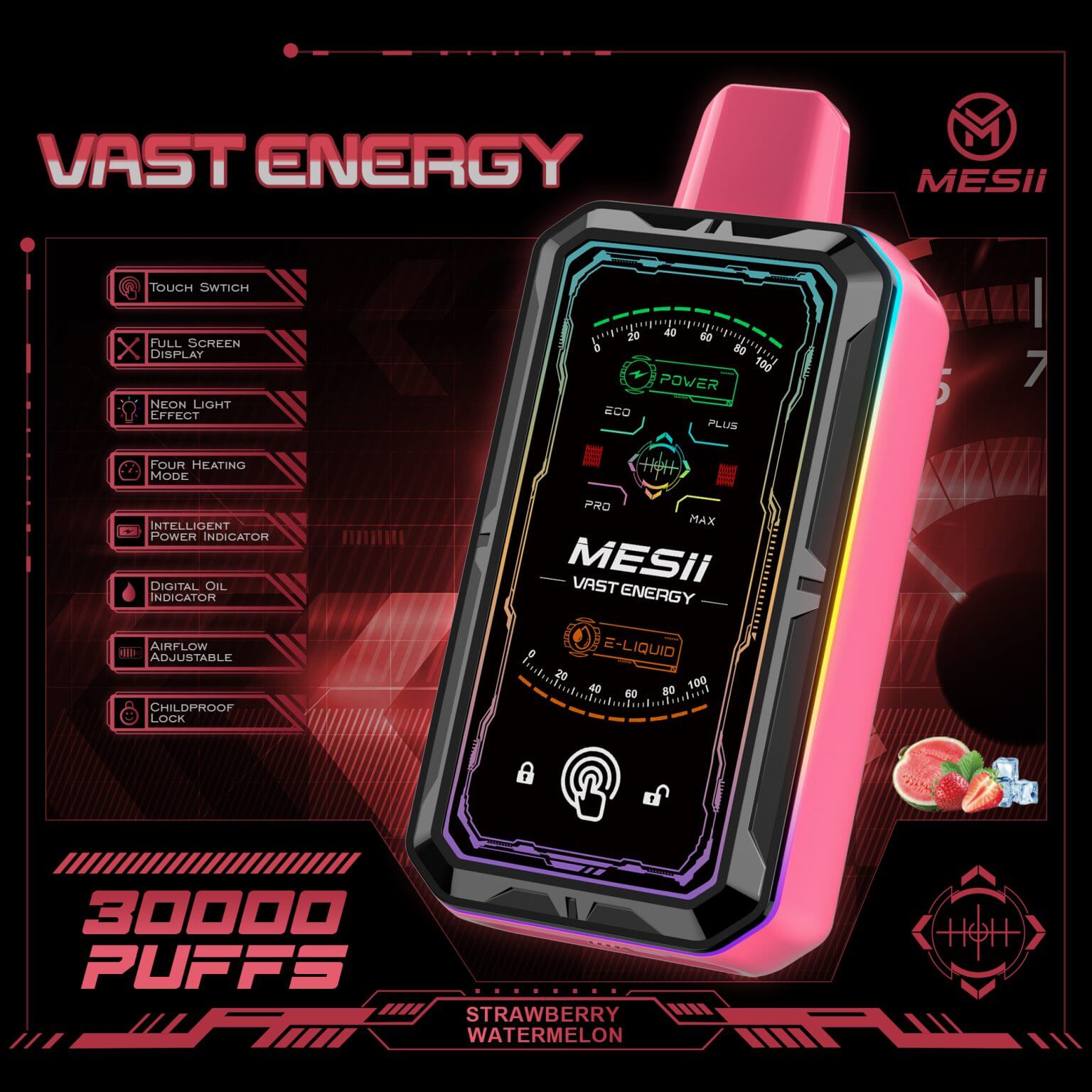 MESII VISUAL BOXX 30K Puffs - Color Options